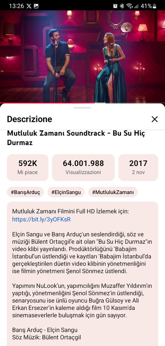 DefomAskT's tweet photo. Anche dopo anni la loro canzone è sempre ascoltata.Perché nessuno gli propone di fare un musical insieme?Chissà forse avrebbero successo anche lì. Già mi vedo i cartelli con su scritto "sold out".
Sarebbe un sogno fantastico 😍
#MutlulukZamanı #ElçinSangu #BarışArduç #MerAda https://t.co/4YJxy8fr2J