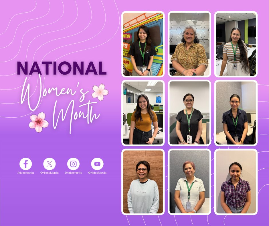 NidecManila's tweet photo. At Nidec Manila, we celebrate National Women’s Month by championing gender equality and an inclusive society. Join us in honoring the achievements of women, in partnership with the Philippine Commission on Women, as we also recognize International Women’s Day. https://t.co/6ukV1UKkVa