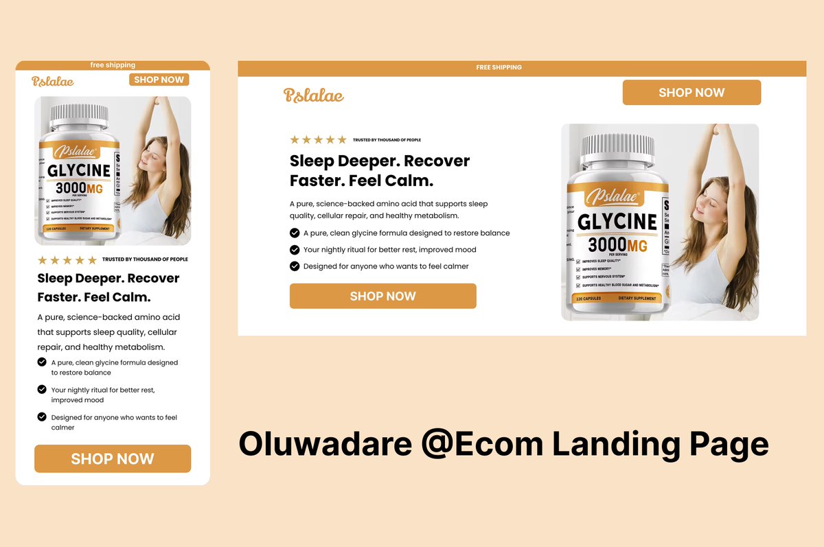 ojo5501's tweet photo. If your store homepage isn’t converting…
Start with your HERO section.

I help US Ecommerce &amp; DTC brands design:
Mobile-optimized heroes
Desktop conversion layouts
Shopify-ready Figma designs
First impression = First sale.

#EcommerceBrands #ShopifyPartner  #ShopifyStoreOwner https://t.co/nI0KBhR0lh