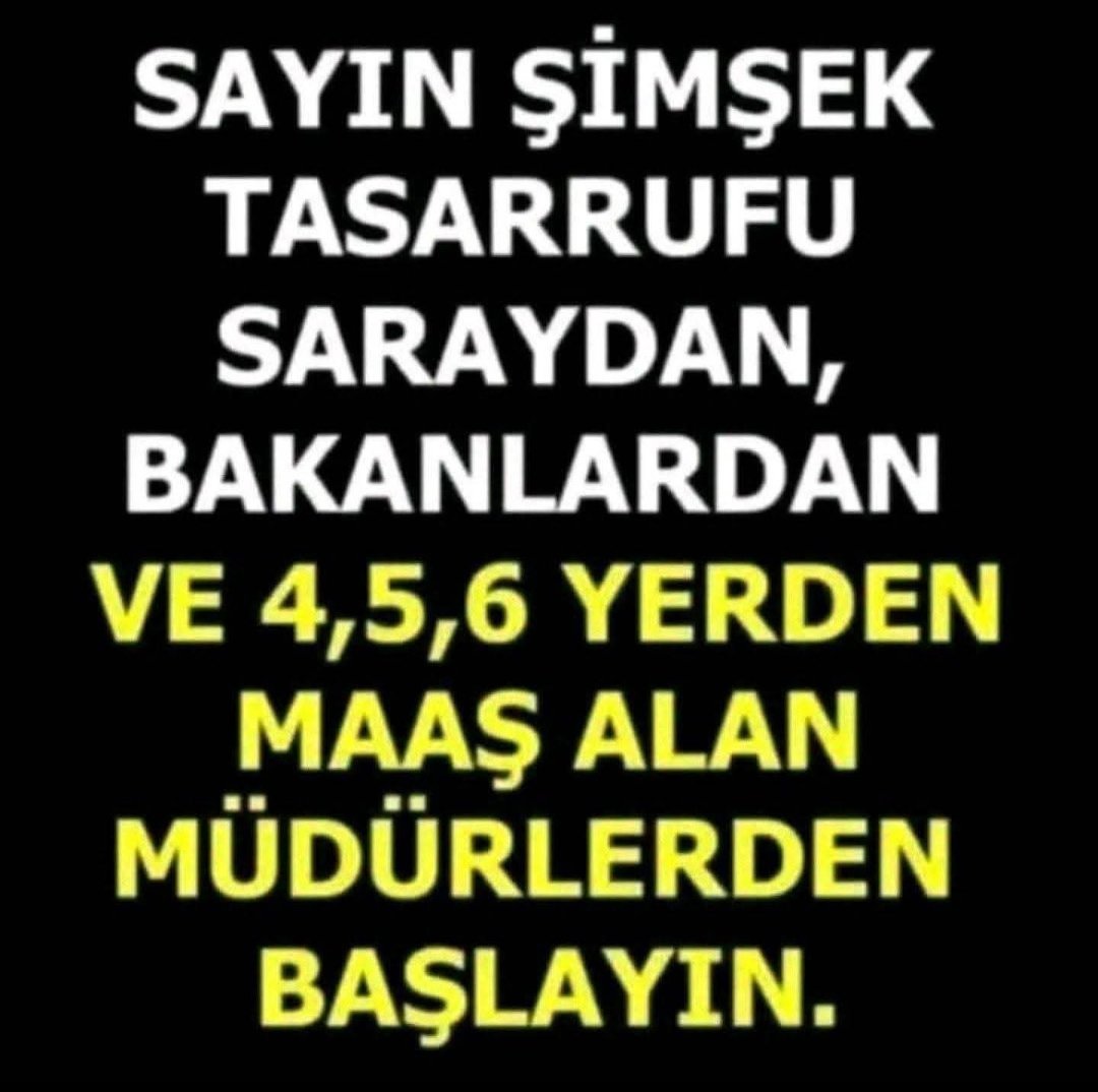 Emekliye bayram ikramiyesi için kaynak yoksa‼️

İtibarınızdan tasarruf edin

Saltanat arabalarınızdan vazgeçin

Ballı kaymaklı 5 yerden maaşlarınızdan vazgeçin

Emekli milletvekilliğini iptal edin
çift maaş vermeyin

Kocaaaaman vergi borçlarını silmeyin

#EmekliyeHakkınıVerAkepe