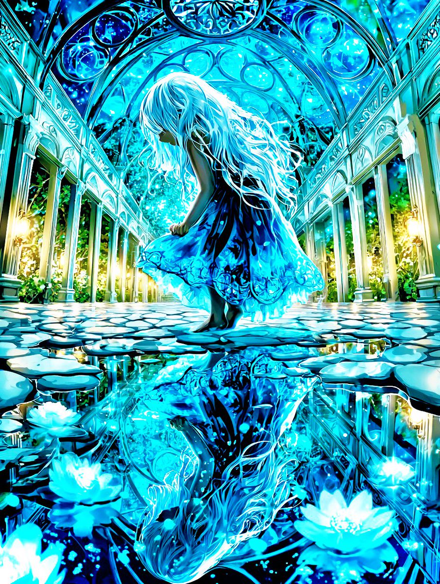 水鏡の彼岸
 #AIart