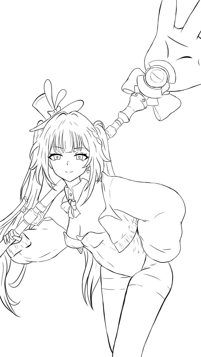 Sparxie WIP ❤️🖤🐰🍄
Reference pic / Drawing