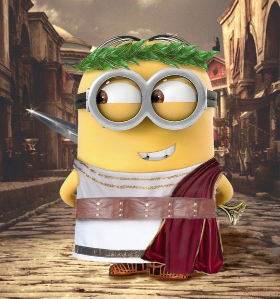 BMCadiz's tweet photo. 📚#TalDíaComoHoy se celebran los #Idus de Marzo, ya sabes, la fecha #mítica para #JulioCesar, y como nuestros #Minions lectores están dispuestos a celebrarlo todo... Tu quoque fili mi? https://t.co/83EdnTJ5uk