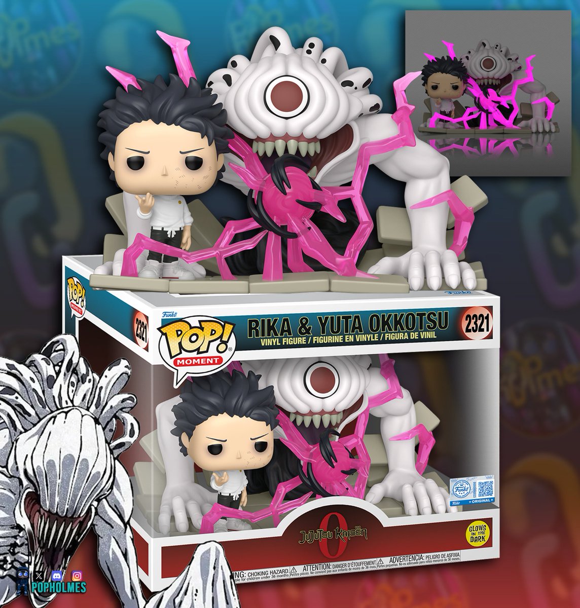 Ozzie Collectibles have JJK Yuta and Rika moment available at link