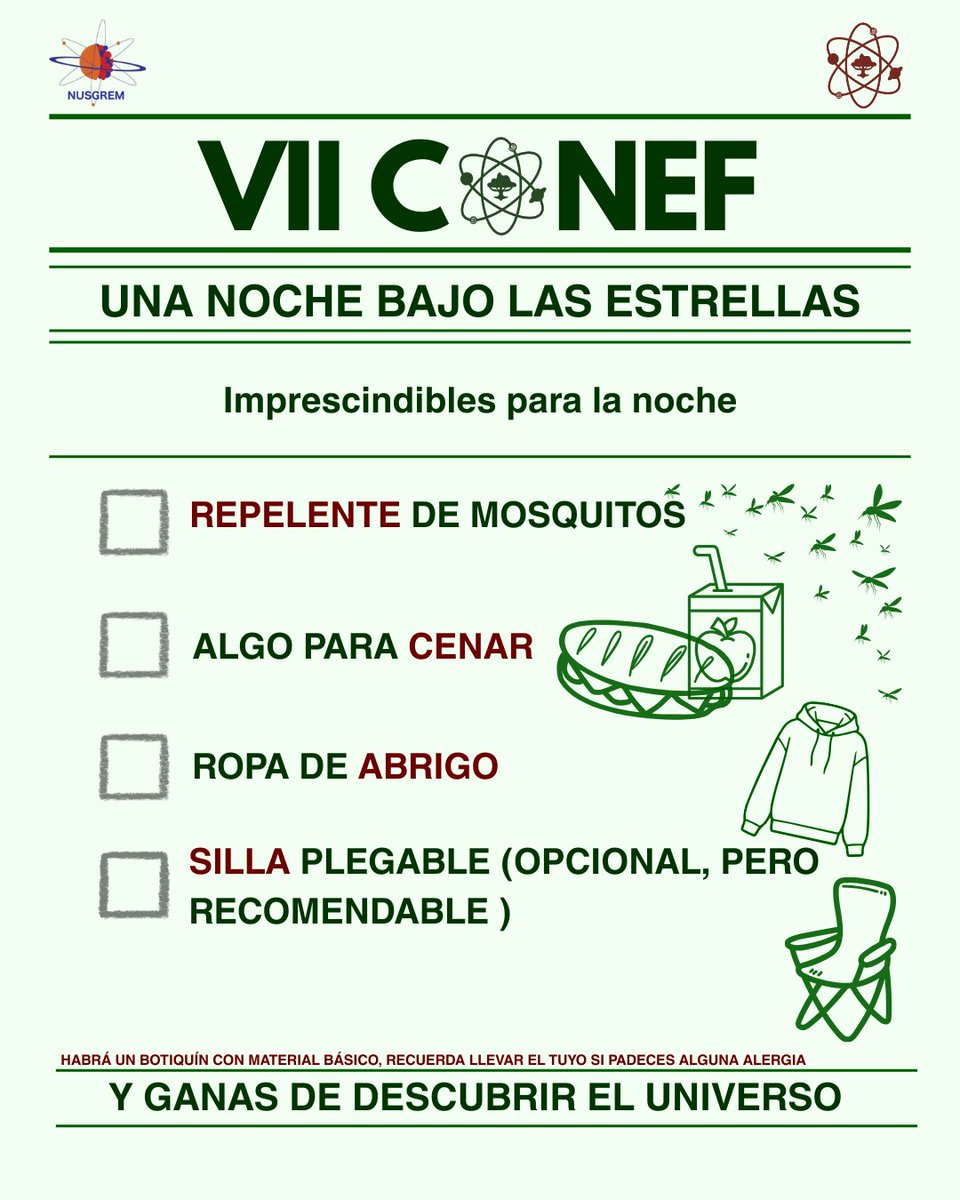 conef_es's tweet photo. ¡Buenas tardes a todos, os traemos noticias! 📢

Hemos preparado varias actividades, pero las plazas son limitadas. Si estáis apuntados al VII CONEF, mirad en vuestro correo electrónico, ya que ahí encontraréis un enlace para inscribiros a las actividades. ¡Nos vemos el jueves!⏳ https://t.co/njuBKNBEfi