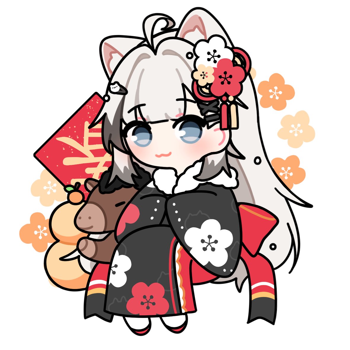 Neko_hanayome's tweet photo. 現在初十四，四捨五入也算新年吧!?
新年快樂!!!!!!

剛好有新年活動於是就委託了這幾張
(本來應該是要Nara要紅包的但想想反過來蠻有趣XD)
有幾張跟DC發的不一樣，謝謝闆闆多畫了差分!

繪師：糜咔 https://t.co/QTnN4mQk3E

#SamoArt https://t.co/1NTu4Oyfmo