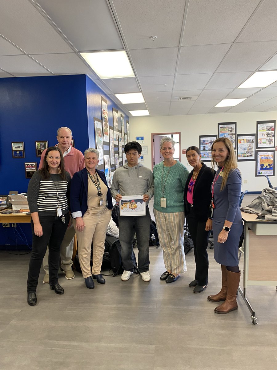 LeeCharacterEd's tweet photo. Great work, Jimmy! Jimmy created March's winning Character Education Desktop Design, Courage.  This is another winning design from Mr. Heyboer's Digital Design course.  Shout out to Mr. Heyboer, too!  Congratulations to Jimmy and Estero HS. https://t.co/HkIvqu5fha