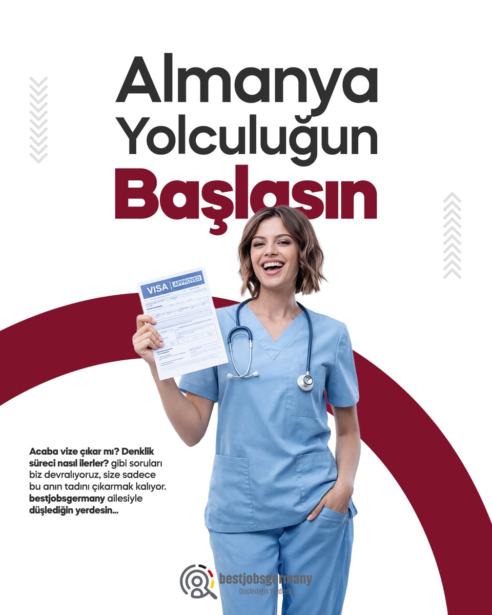 BestJobsGermany's tweet photo. Almanya’da sağlık kariyerine adım atmaya hazır mısın? 🇩🇪✨
Yeni bir ülke, yeni bir başlangıç ve güçlü bir gelecek için ilk adımı bugün at.

📩 Detaylı bilgi ve başvuru için bizimle iletişime geç. https://t.co/Ton6hx5fLt