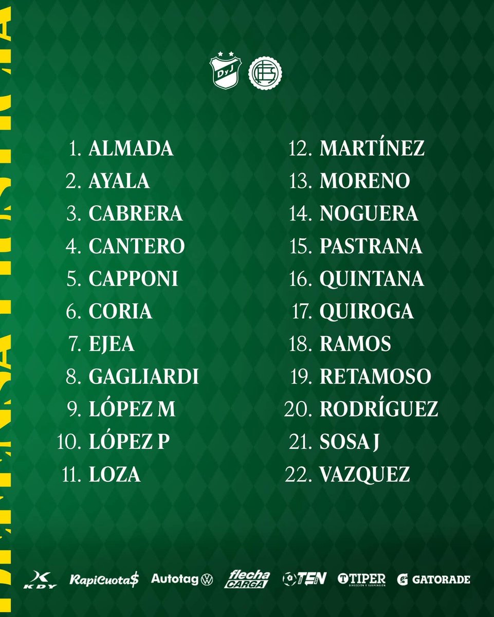 TiempoDeportiv8's tweet image. Reserva | 📝✅ Estos son los concentrados por Nicolás Domínguez para enfrentar hoy a Lanús por la #Fecha4 del #TorneoProyección Apertura 2026.