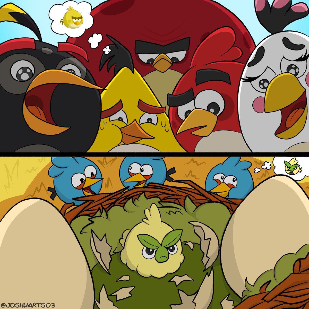 Joshuarts03's tweet image. Browt the Hatchling

#Pokemon #PokemonWindsWaves 
#AngryBirds