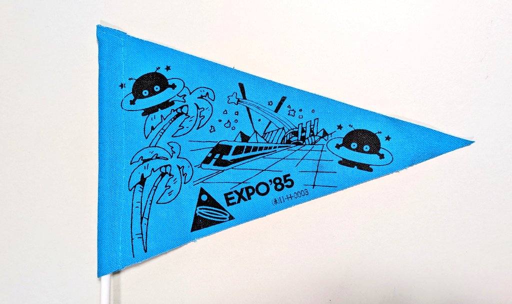 Souvenir pennant in Japan, my collection. 