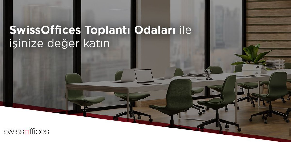 SwissOffices's tweet photo. Toplantılarınızı şık ve tam donanımlı bir ortamda gerçekleştirin.

SwissOffices Toplantı Odaları; modern donanımı, profesyonel atmosferi ve konforuyla işinize değer katar.

#SwissOffices #ToplantıOdası #KonforDogasındaVar https://t.co/2fmGGBo0yu