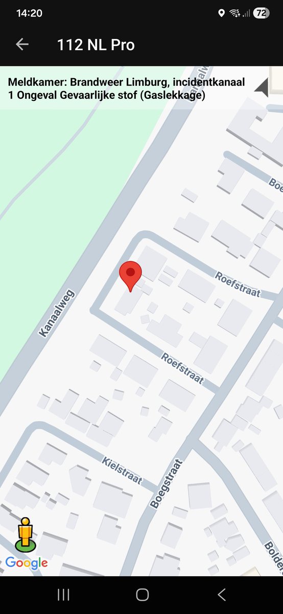 Gaslekkage met inzet hulpdiensten in Maasbracht