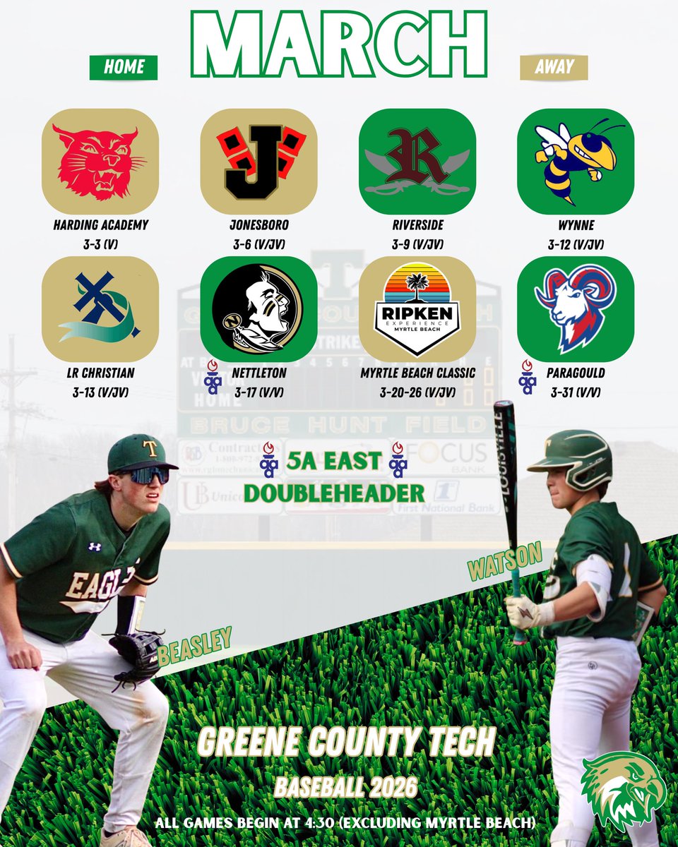 Greene County Tech Golden Eagle Baseball tweet media