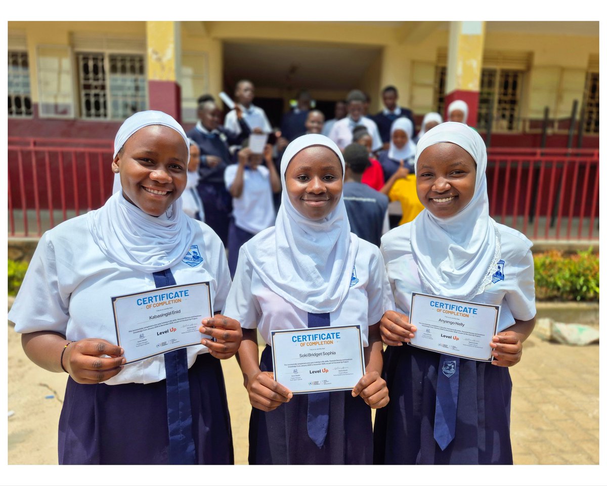 YSUganda's tweet photo. 📸Certified, Confident & Ready to Take On Their Goals!
#LevelUpProject participants from proudly receive their certificates after completing a full year of 24 sessions in business knowledge and life skills.
Over the year, they gained the skills & confidence to pursue employment or launch their own entrepreneurial ventures both in school and in their communities.
In interactive, inclusive sessions, they applied real-life scenarios to strengthen entrepreneurship, financial literacy, business planning, marketing, product knowledge, communication, teamwork, and problem-solving skills.
We are proud to see these young people step forward skilled, confident, and ready to make informed choices that positively impact their communities.🌍👏
#Ysu #youthempowerment #s4d #levelupproject #financialliteracy #YouthsportUganda
