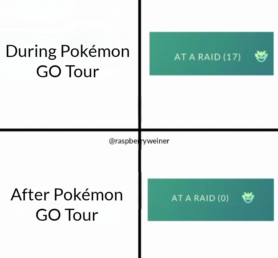 I miss #PokemonGOTour already.. 😫
#PokemonGO