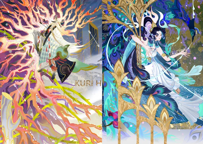 2020→2023Onmyoji:the card game-A game that witnessed my growth. It's a pity that the game has shut down, but I truly enjoyed working on this project. They gave me so much creative freedom to express my vision.