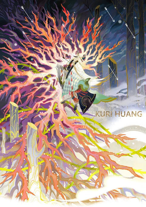 2020→2023Onmyoji:the card game-A game that witnessed my growth. It's a pity that the game has shut down, but I truly enjoyed working on this project. They gave me so much creative freedom to express my vision.