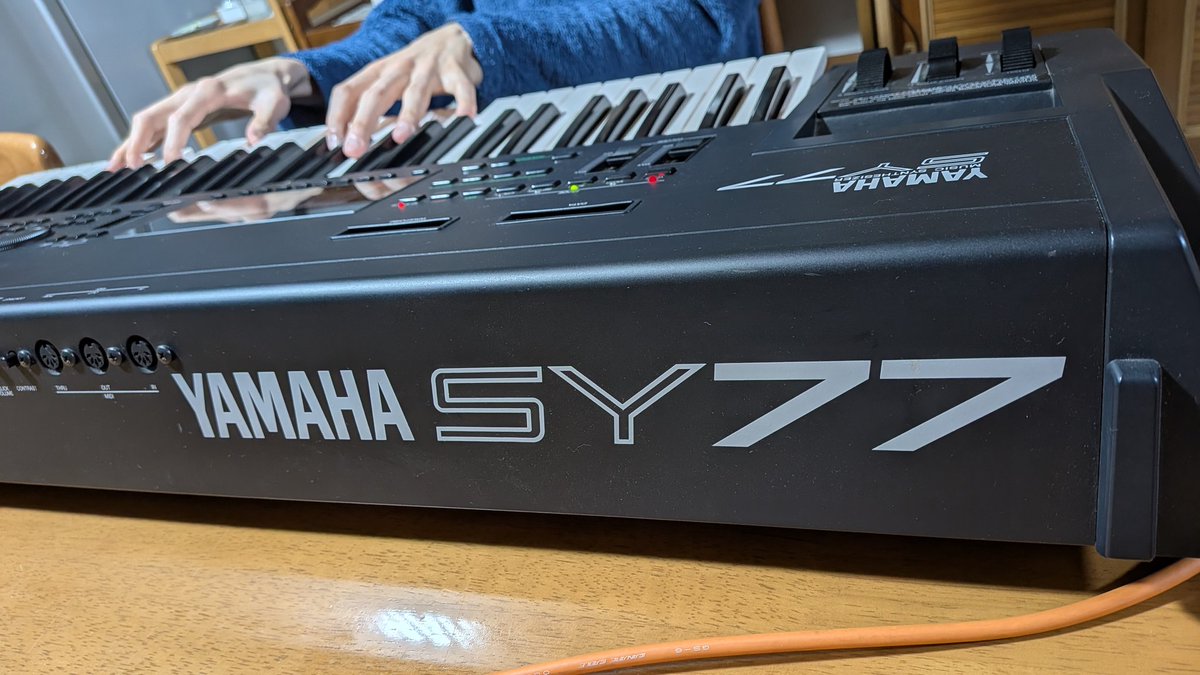 BOSSAが35年前頃に弾いていたSY77(歳がバレる笑)✨️ハードケースに