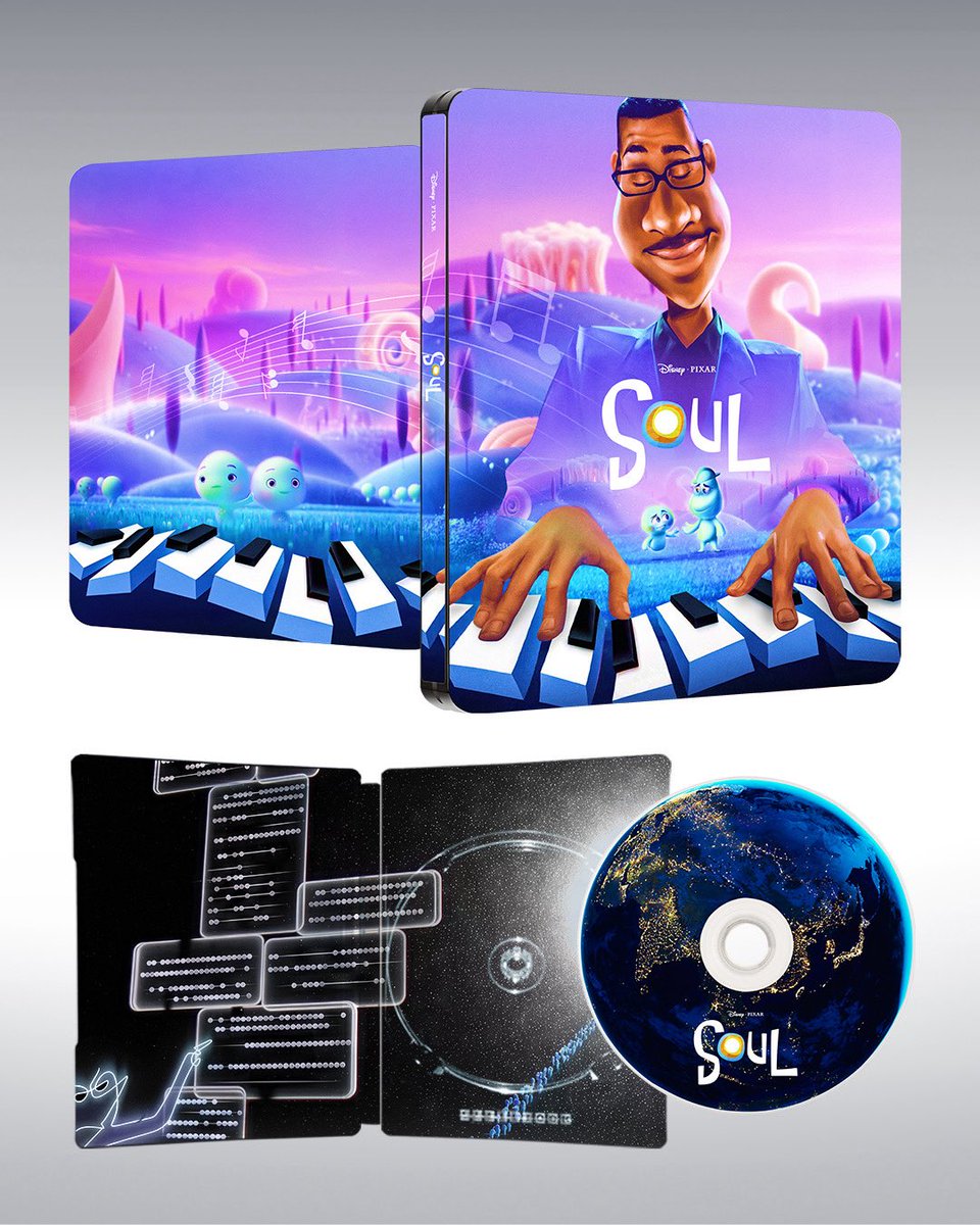Lodgiko's tweet photo. Soul (2020)
.
New week, new steelbooks. We’re very close to the end of this collection, are you excited!? This time i present you Soul !
.
#soul #pixar #disney #steelbook #mastersofsteel https://t.co/jvSG8nzqUk