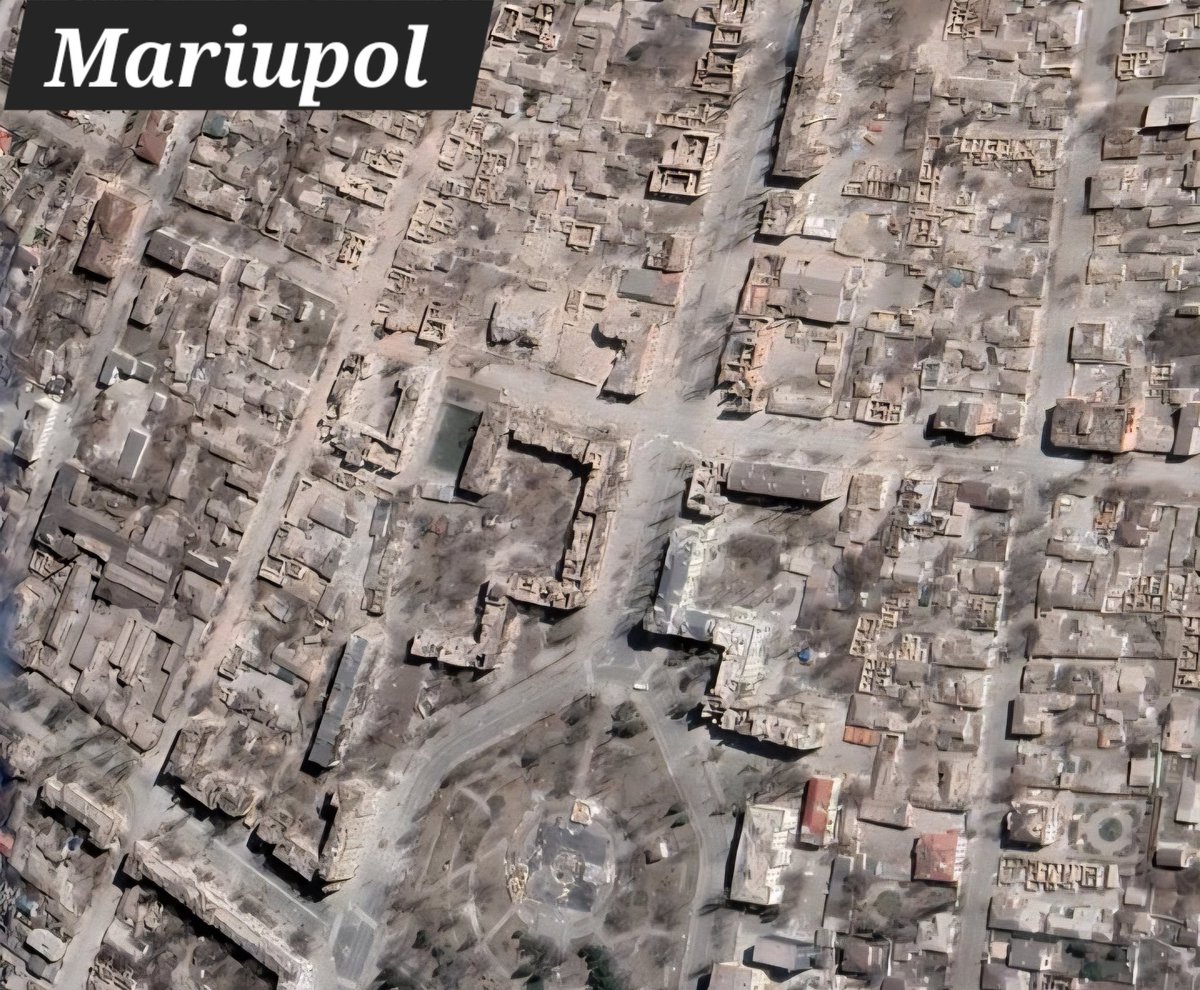 While the world watches new escalation in the Middle East,
remember this.

💔 Mariupol — destroyed by russia.

No one searched for the dead.
Tens of thousands buried under rubble by russia.
Left in silence.
No justice.
The world allowed it to happen.