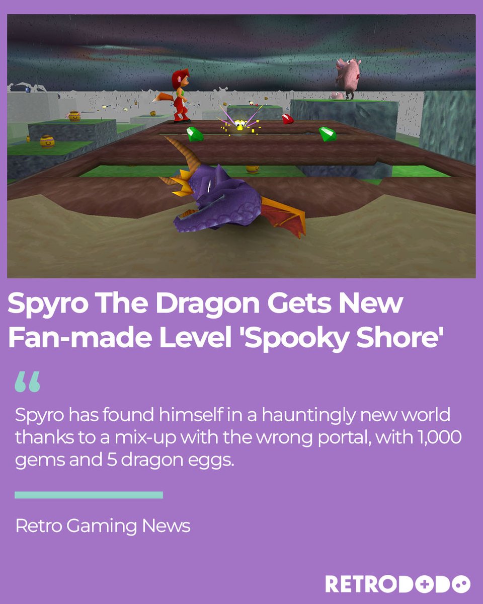 retro_dodo's tweet image. We love to see it!

#SpyrotheDragon #PS1