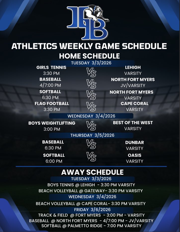 Ida Baker Athletics tweet media