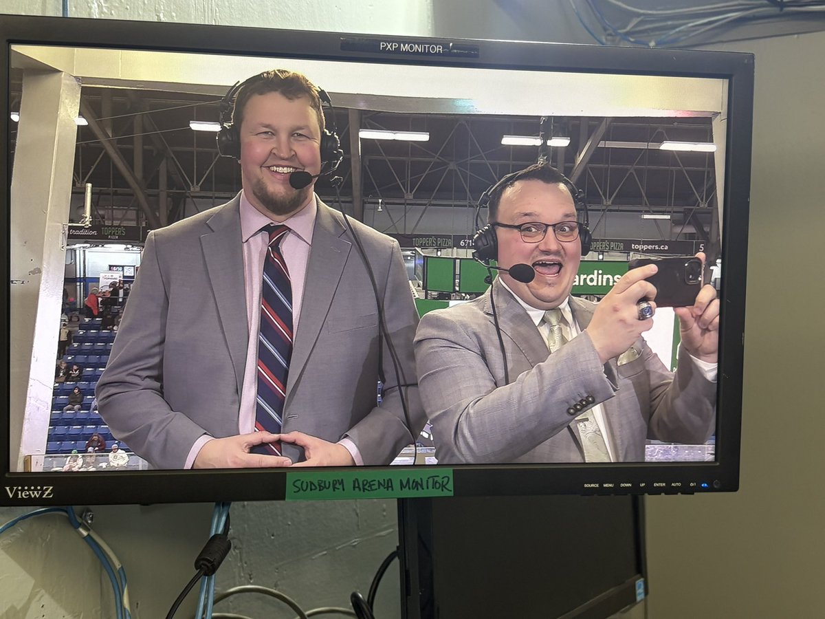 Hard to believe it’s already been a year since my last OHL game.

People still ask me if I miss calling Wolves games… of course I do. I miss it every day.

My time may be done, but the Wolves are still in good hands with <a href="/B_Cooper917/">Bryan “COOP” Cooper 🎙</a>, <a href="/bonsie34/">david bowen</a> and <a href="/CTVrwyman/">Rick Wyman</a>.

Miss you fellas.