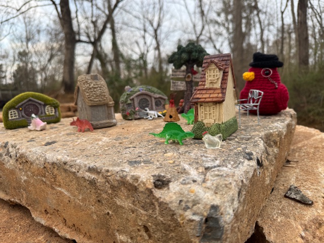 We dropped a mini chicken off for adventures on the Ladiga Trail today!  Get out and take a walk this week!!