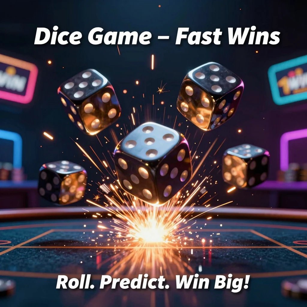JackpotTime01's tweet image. 🎲 Bet on Dice Game at 1WIN!
💡 Fun Fact: Every roll is independent, giving equal chances to hit big multipliers.
🔥 Boost your wins with a 500% bonus and roll for massive prizes!
#DiceGame #1WIN #FastGames #BigWins