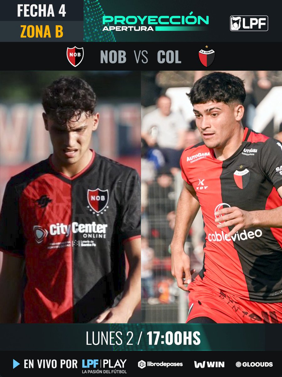 LPFPlay's tweet image. Se juega la #Fecha4 del #TorneoProyección Apertura 🏆por @LPFPlay 

🏟️ @Newells 🆚 @ColonOficial 

📲 @LPFPlay 
💻 lpfplay.com - La Pasión del Fútbol