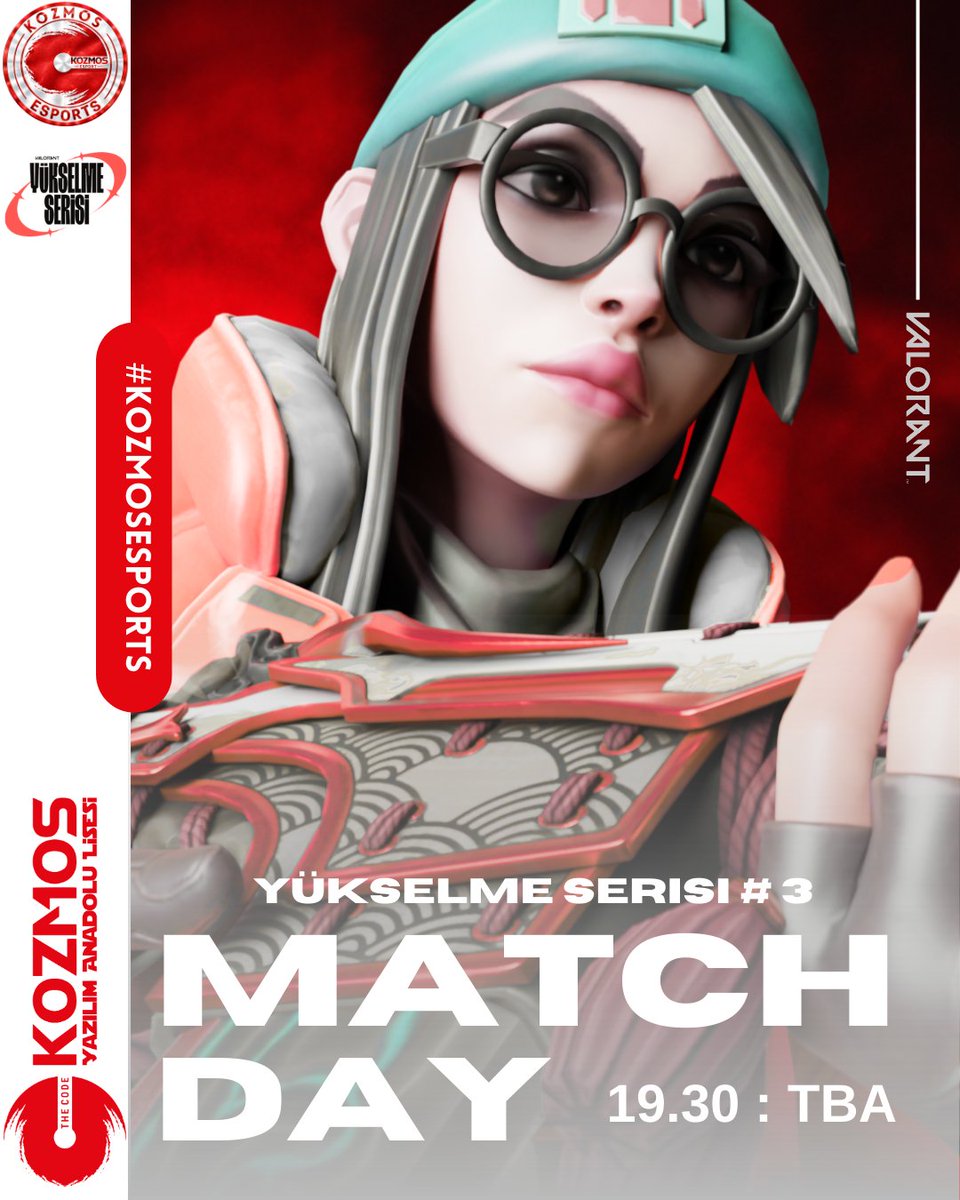 🇹🇷 Yükselme Serisi - 1. Aşama 3. Eleme müsabakalarına çıkıyoruz.

🆚 TBA
⏰ 19.30
📺 Yayın bulunmamaktadır.

💪 Başarılar TAKIM!

#kozmosesports #kozmoslisesi #letsgokozmos #kze