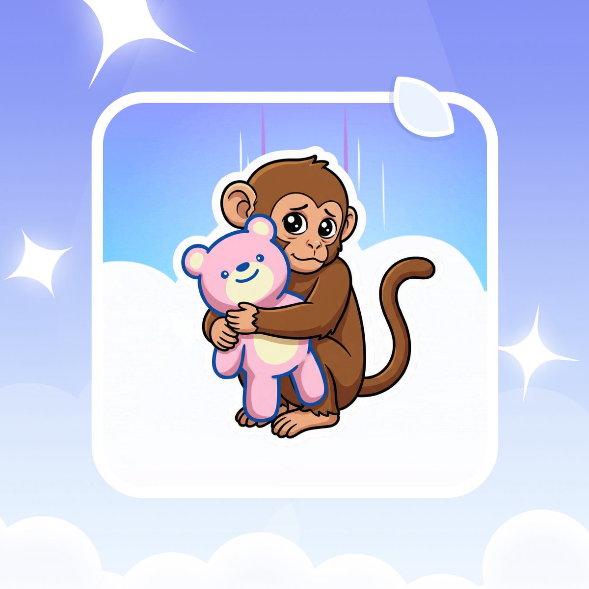 🎨 ART CONTEST: 5 WINNERS 🐒🧸

Punch loves plushies.
Teddie is a teddy bear.
It’s about time they met.

Draw Punch + Teddie as friends.
AI welcome. Creativity > medium.

Details below. ↓