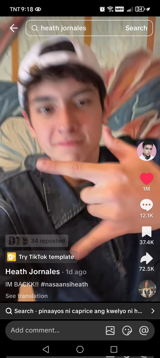 The fact heath gained one million likes tapos solo video pa says a lot about how many fans he has gained.

Magpalakas pa solids h💙❤️

#HeathJornales