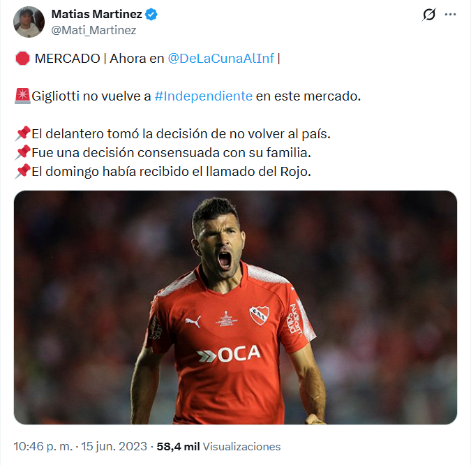 CUATRO VECES NOS RECHAZO. 

Gracias por ser el goleador de la Sudamericana y del 2018, pero rompiste el vestuario porque el DT se peleo con el PF, porque no te bancabas ser suplente algunas veces, porque no quiso contar con Jonas. 

Y ahora quieren meterlo en el club? Basta.