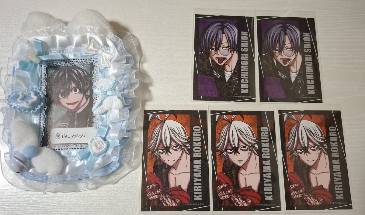 交換 譲渡】桃源暗鬼 コミケ c107 缶バッジ キャラカード 譲） 朽森