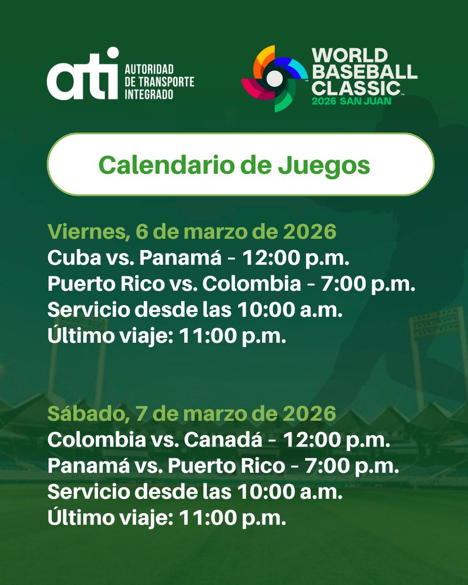Autoridad de Transporte Integrado de Puerto Rico tweet media