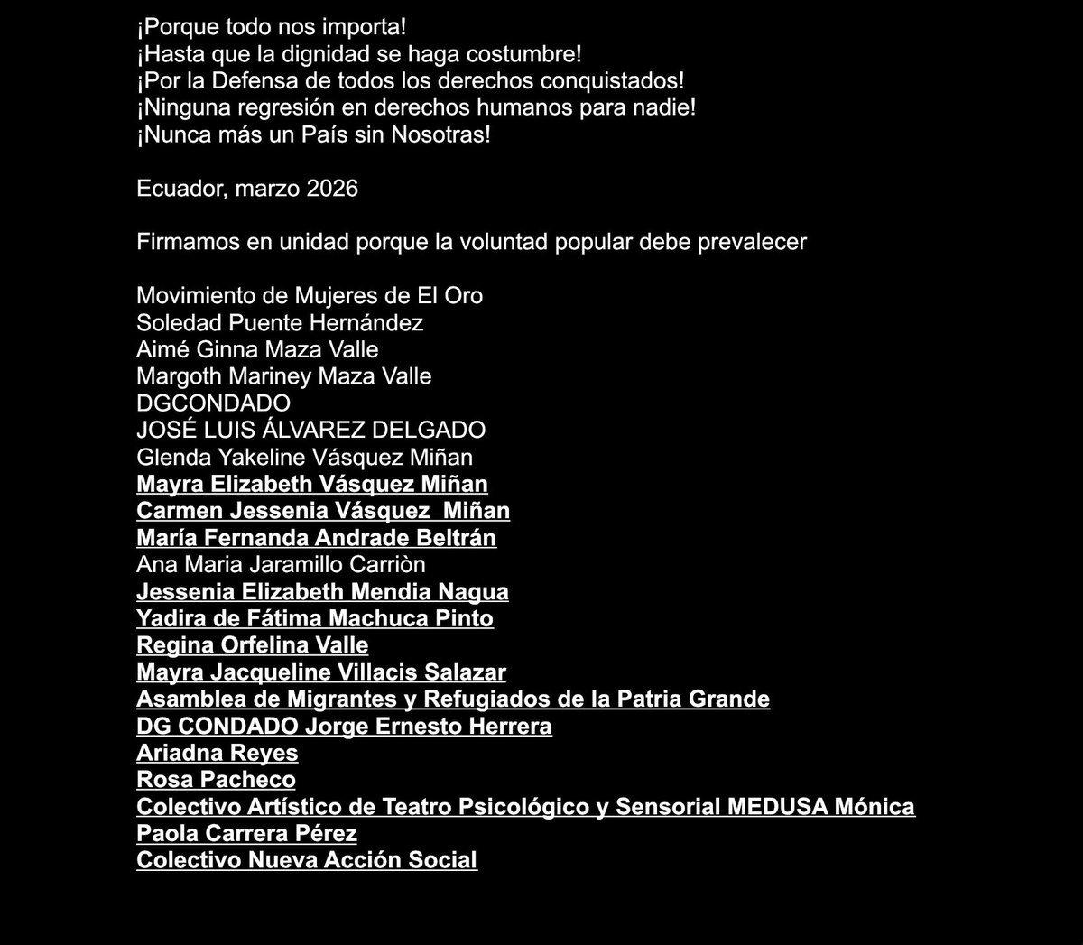 Ecuadorinmediato tweet media
