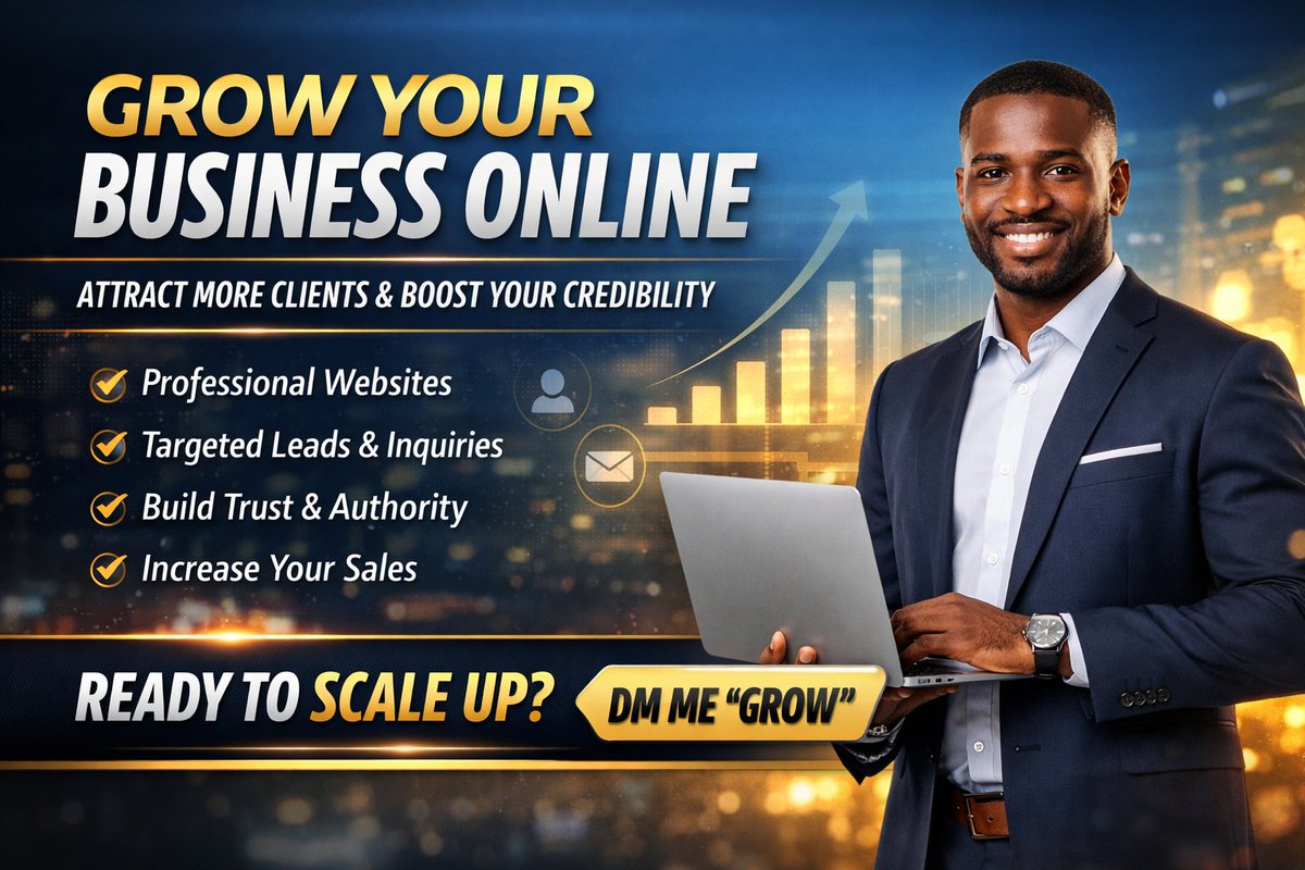 DigitalMarHub's tweet photo. No website.
No authority.
Customers search online before they buy.

I build high-converting websites and marketing systems that bring in real clients — not just likes.

If you’re serious about growth:

DM “START”

Let’s build something that works. https://t.co/gbCyB6tOGy