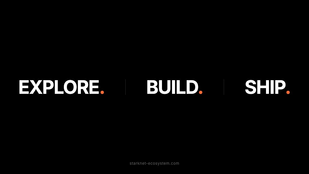 Starknet Ecosystem 🥷🏽 tweet media