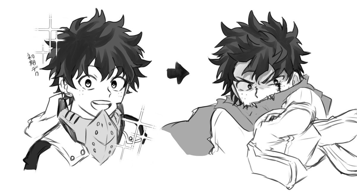 デクさんギャップ凄いです…🥦
 #ヒロアカFA