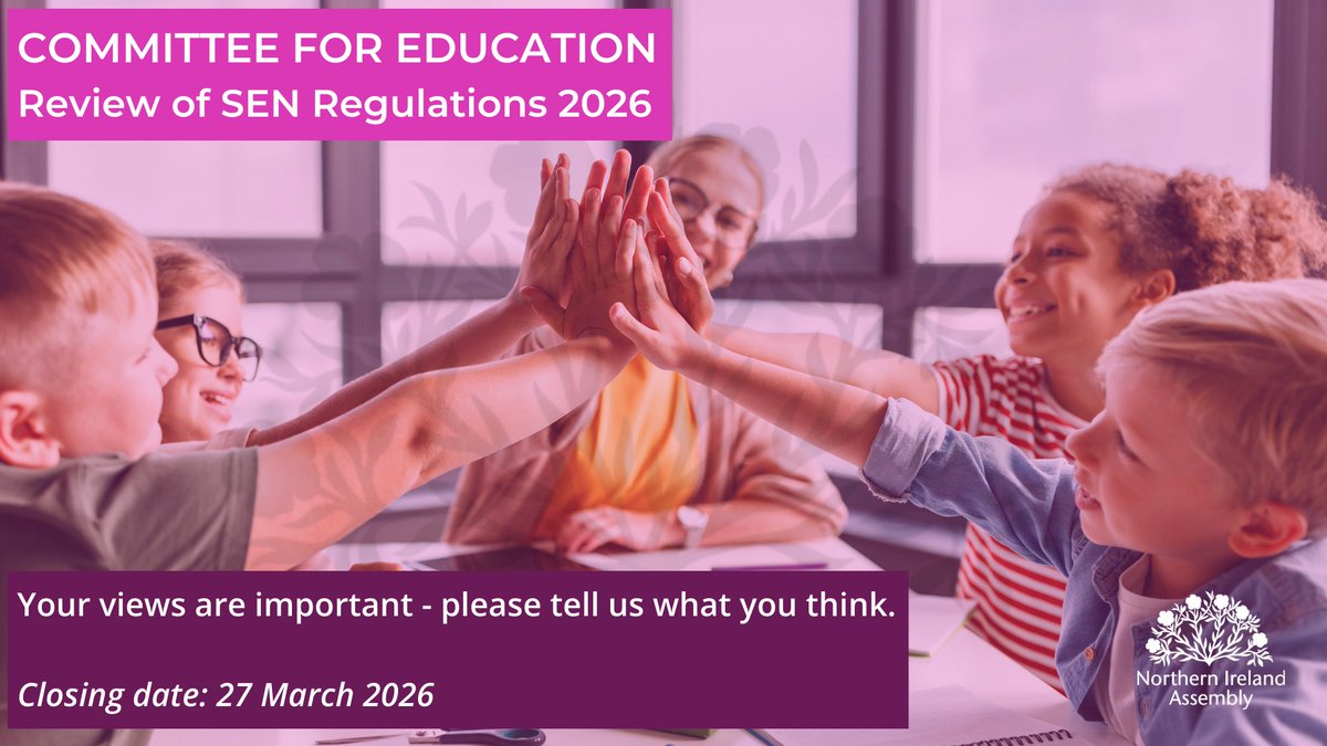 Northern Ireland Assembly Committee for Education tweet media
