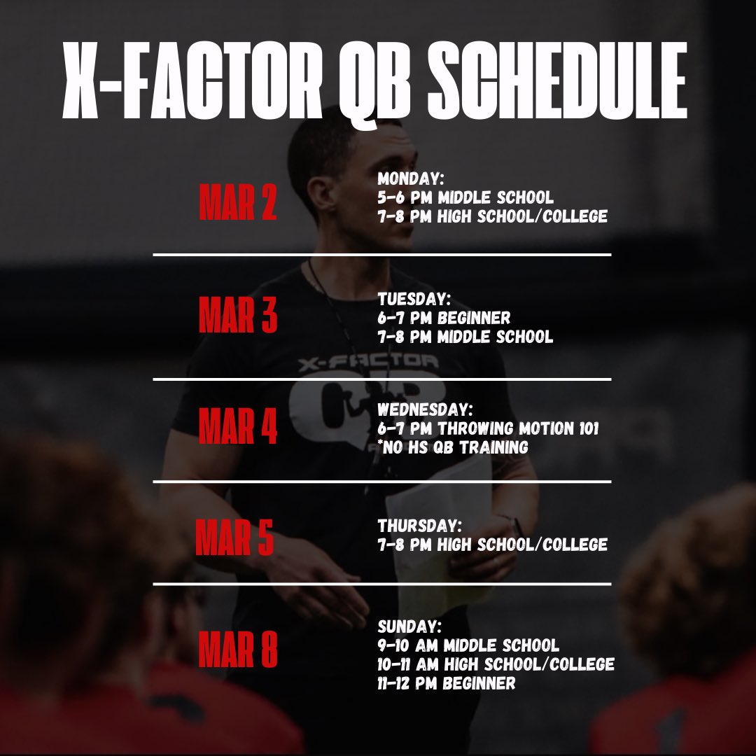 Anthony Morelli: X-Factor QB Academy tweet media