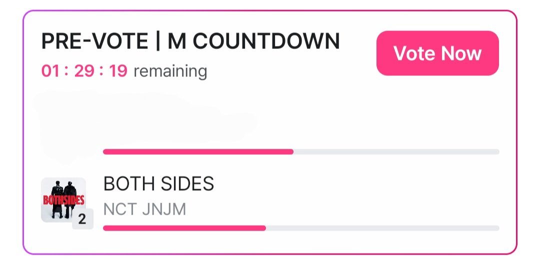 ทุกคนช่วยแจมินเจโน่ด้วยคับ...ในชั่วโมงสุดท้ายที่คะแนนยังห่างมาก มาฮึบแล้วลุยกันน 

🩷 PRE-VOTE M COUNTDOWN
🗳mnetplus.onelink.me/TRa8/xohkwx0b?…

ในแท็กมีแชร์วิธีโหวตแบบไม่จำกัดไอดี ทำได้จริง ต้องการคนโหวตจำนวนมากกกกกก

#โหวตเพื่อเจโน่แจมิน