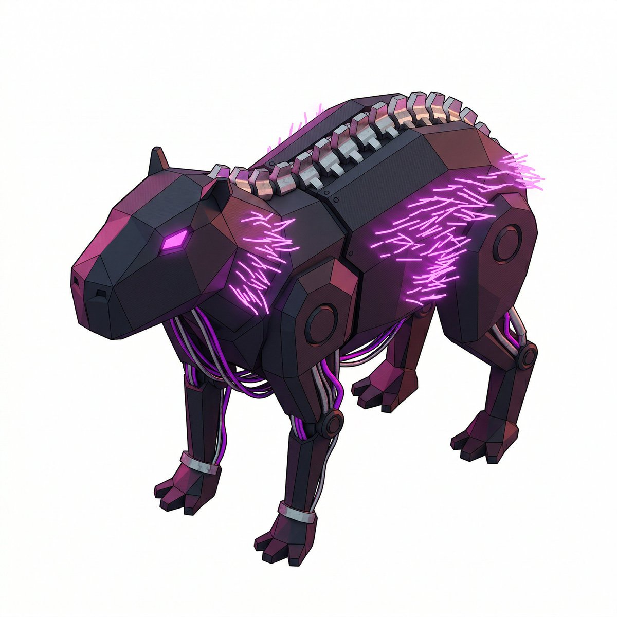 Low-poly asset renders