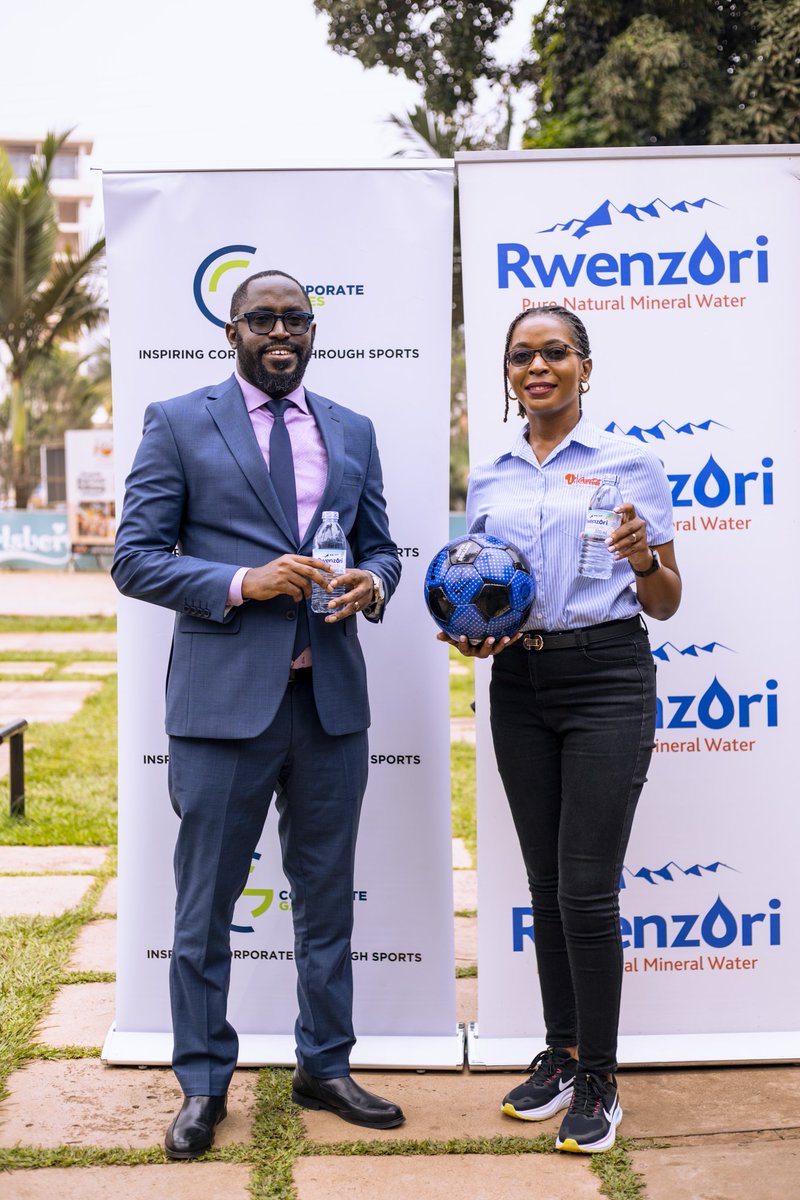 CGL_Uganda's tweet photo. As Corporate Games Uganda,we are thrilled to officially welcome @RwenzoriUg as our Hydration Partner. This partnership reinforces our commitment to the well being,performance and health of all participants across every event.

Ms. Macklean Kukundakwe,the Marketing Manager at @RwenzoriUg, highlighted the brand’s dedication to promoting healthy and active lifestyles by providing access to pure,natural mineral water with an essential component for maintaining energy,focus and endurance.

Proper hydration,she noted,is fundamental not only to athletic performance but also to overall wellness,enabling participants to perform at their best while enjoying every moment of the games.

By joining forces with @RwenzoriUg,we are emphasizing that excellence in sport begins with wellness and that consistent hydration is a key pillar of preparation,endurance and peak performance.

Together,we are ensuring that every outing,every game and every participant experiences the perfect blend of health,energy and performance.
@andrewkabuura
#Corporategamesleague2026
#SeasonOfVibes
