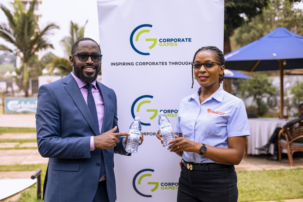 CGL_Uganda's tweet photo. As Corporate Games Uganda,we are thrilled to officially welcome @RwenzoriUg as our Hydration Partner. This partnership reinforces our commitment to the well being,performance and health of all participants across every event.

Ms. Macklean Kukundakwe,the Marketing Manager at @RwenzoriUg, highlighted the brand’s dedication to promoting healthy and active lifestyles by providing access to pure,natural mineral water with an essential component for maintaining energy,focus and endurance.

Proper hydration,she noted,is fundamental not only to athletic performance but also to overall wellness,enabling participants to perform at their best while enjoying every moment of the games.

By joining forces with @RwenzoriUg,we are emphasizing that excellence in sport begins with wellness and that consistent hydration is a key pillar of preparation,endurance and peak performance.

Together,we are ensuring that every outing,every game and every participant experiences the perfect blend of health,energy and performance.
@andrewkabuura
#Corporategamesleague2026
#SeasonOfVibes