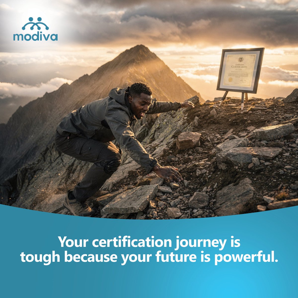 ModivaCommunity's tweet image. Late nights. Practice exams. Retakes. Doubt.
#Persistence is what separates certified professionals from wishful learners.
If it were easy, everyone would do it. Stay focused. Stay studying. Stay persistent.
Your next credential is closer than you think.

#ITCertification #Modiva