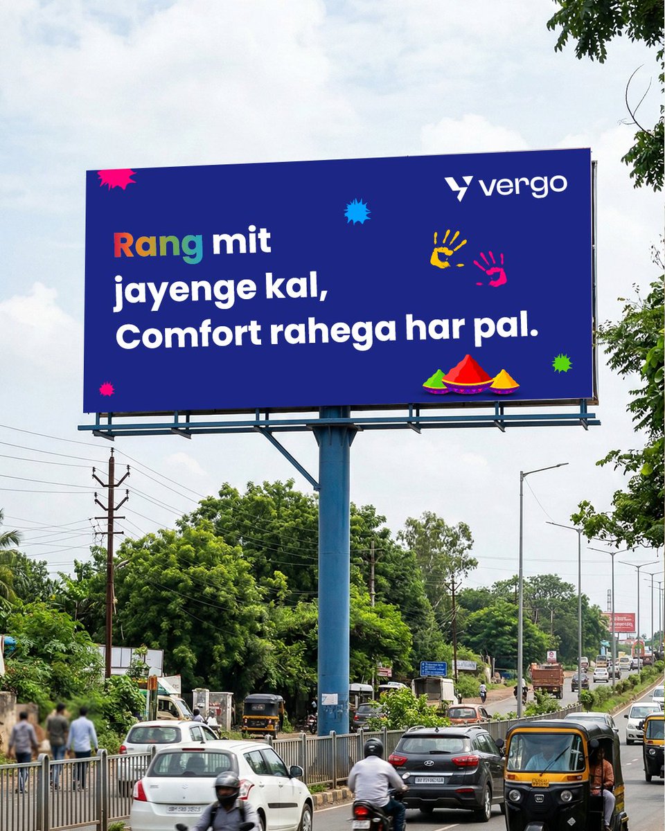 VergoIndia's tweet photo. Every color tells a story. Every moment deserves comfort.✨
Happy Holi from Vergo — here for every pal. 💛❤️💙
#Holi #Vergo #HarPalComfort https://t.co/S39yiX7nk2