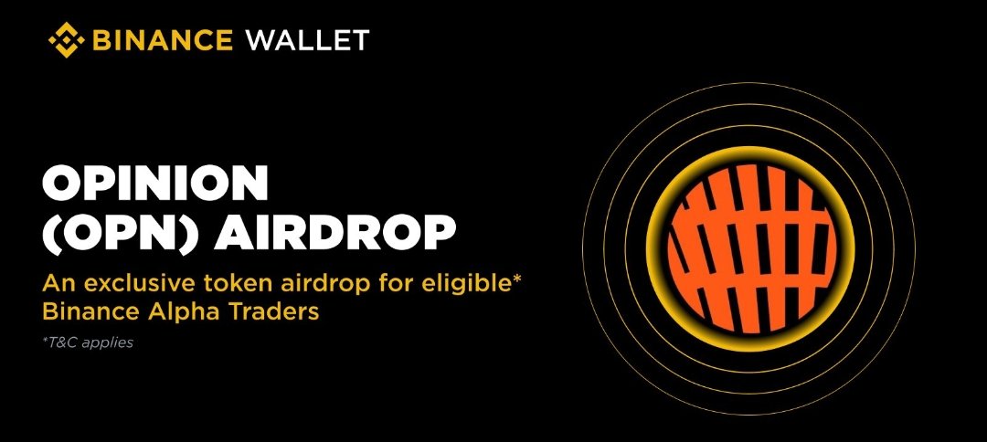 Binance Alpha
$OPN Airdrop on March 5 🎉🎉